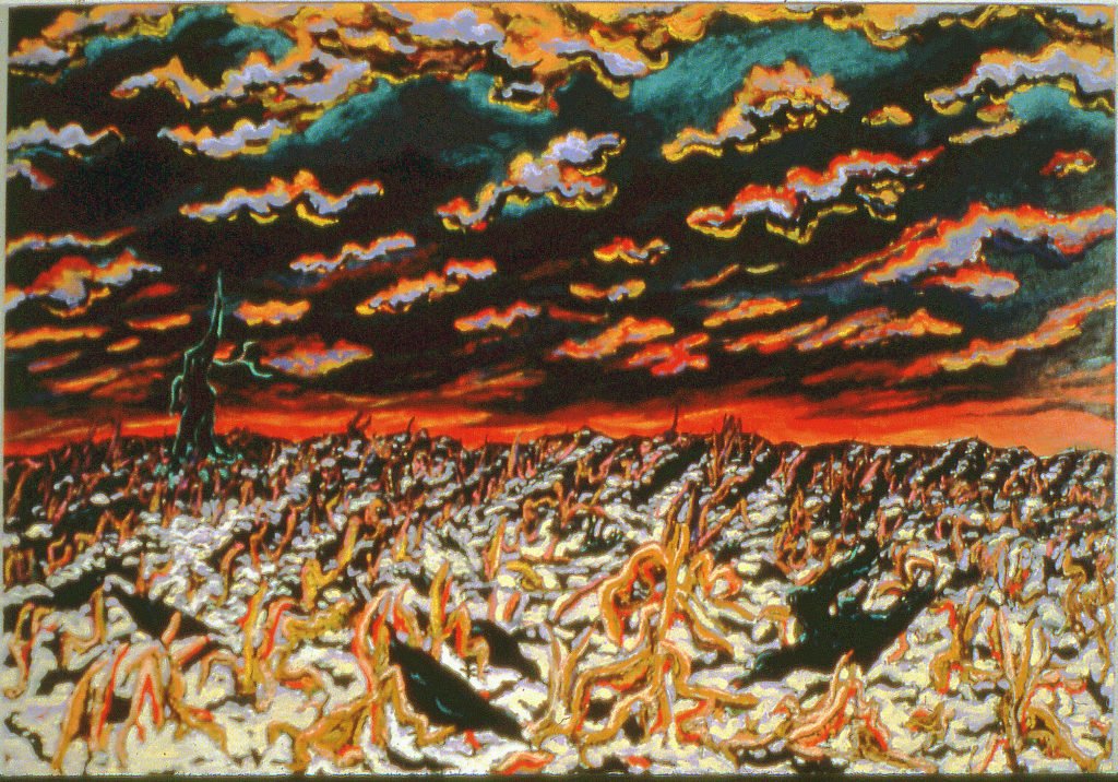 Bacon Sky, 1990, 66"x96"