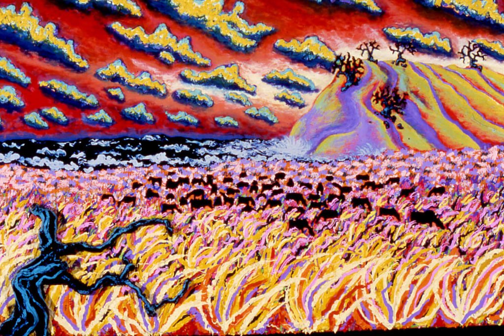 California Landscape, 1982, 48"x72"