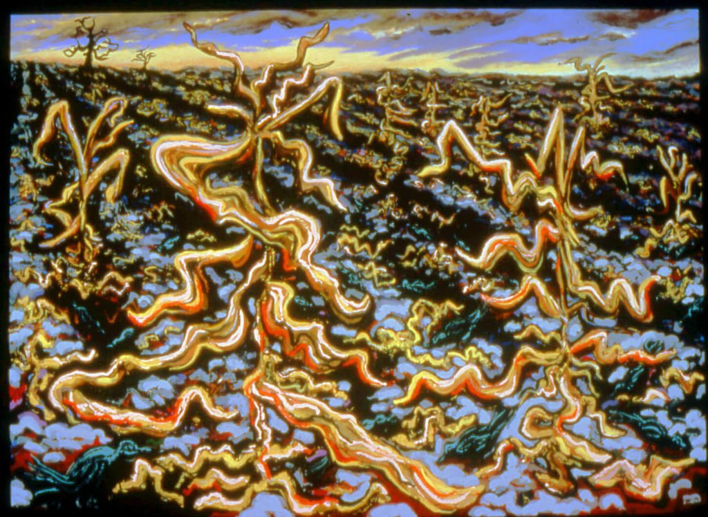 Cornstalk Dancing, 1986, 60"x84"