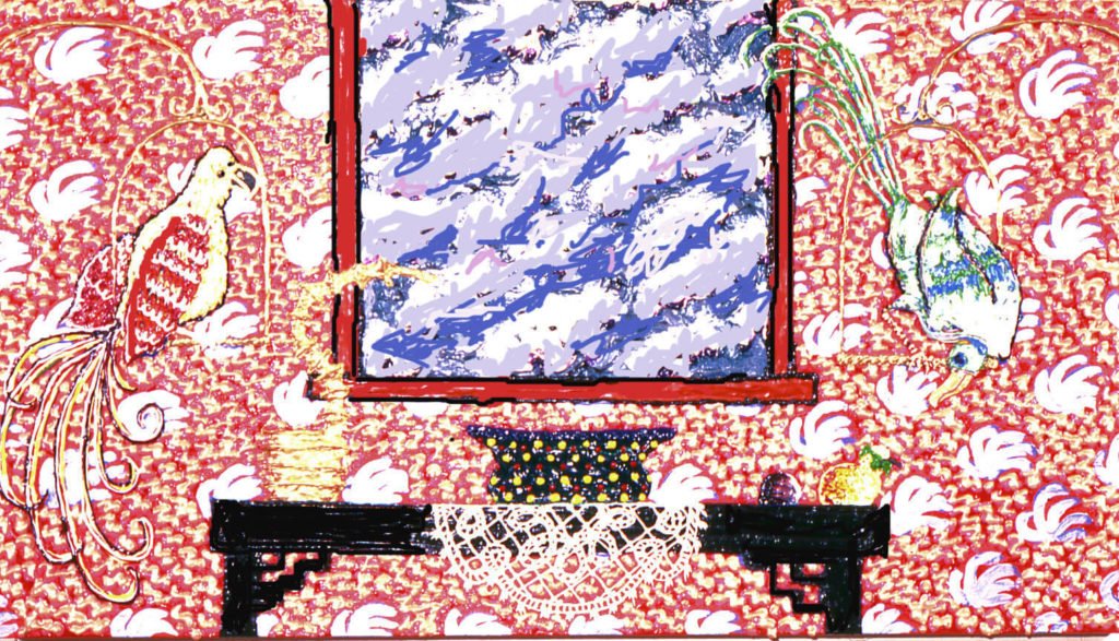 First Still Life, 1979 (Lindstedt collection) 24"x48"