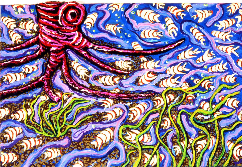 Fish #1, 1983, 48"x72" (Victoria Lightning Collection)