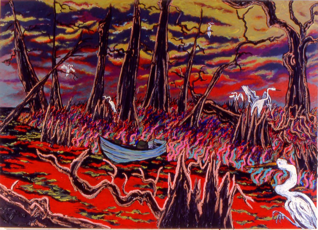 Waiting, 1987, 60"x84"