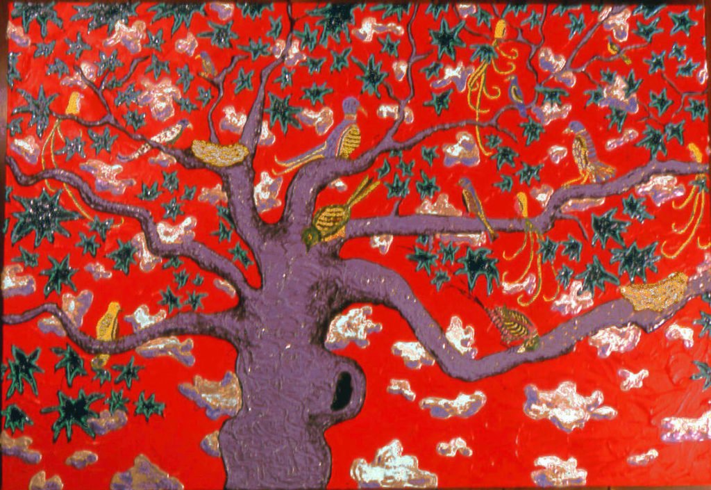 Christmas Commission of Assorted Birds, 1978 36"x48"