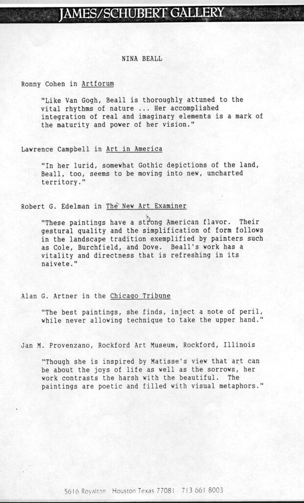 James Schubert Gallery article pg2