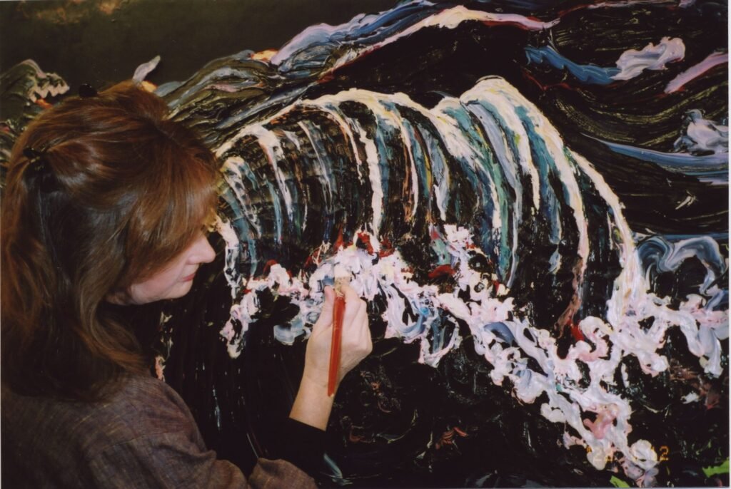 Studio shot-Artist and Black Sea, Detail