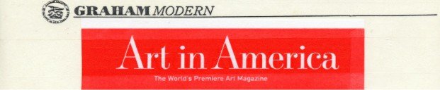 Newspaper heading: Graham Modern - Art in America