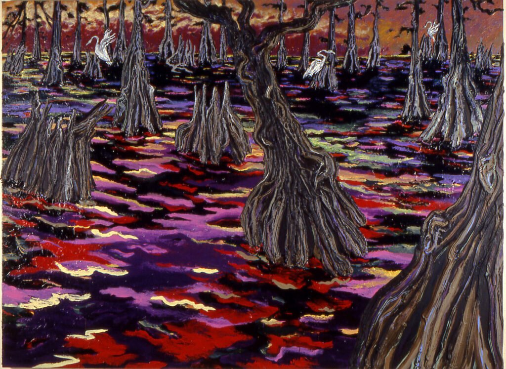 Black Lake, LA, 1996, 66"x91"