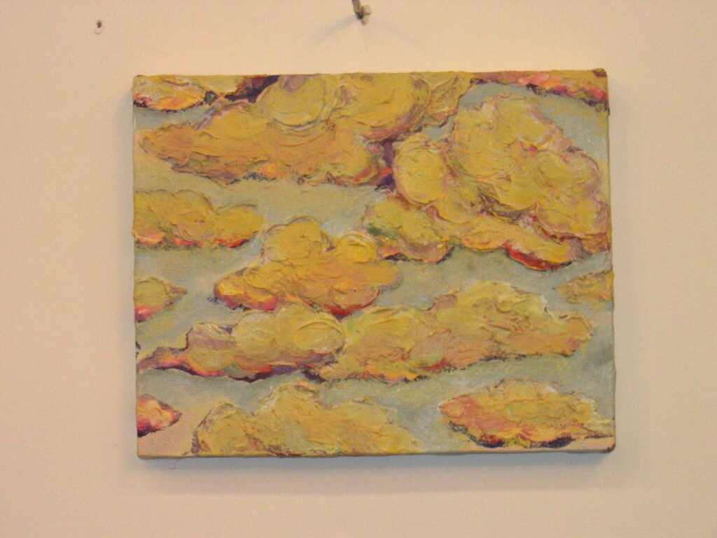 Small Blowing Clouds for Eliza's Nursery, 2002, 10"x12"