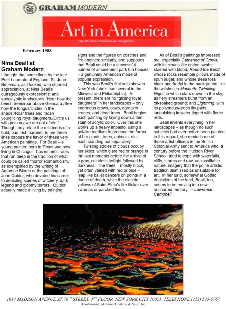 Graham Modern Art in America article